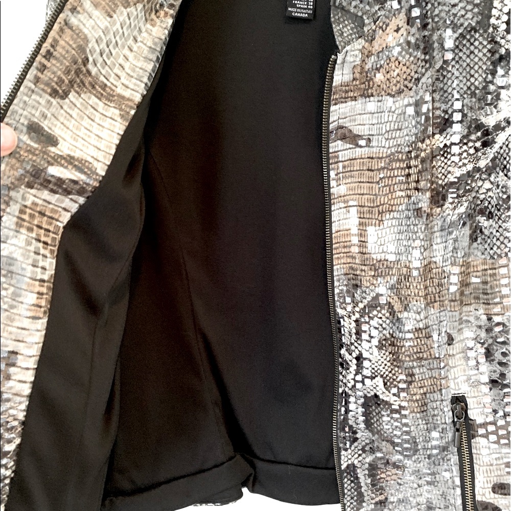 Vintage Frank Lyman size 8 animal print jacket - Picture 11 of 16